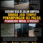 Gudang B3A di Jalan Ampera Diduga Jadi Tempat Penampungan Oli Palsu, Pengusaha Inisial U Disorot